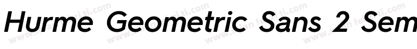 Hurme Geometric Sans 2 SemiBold字体转换